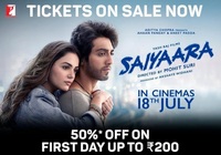 Saiyaara Movie BOGO Offer on PVR, Inox and District App / Website (Valid only on 18th July)