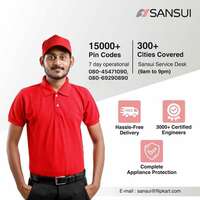 Sansui Chetak High Speed 400 mm 3 Blade Table Fan (Blue and White | Pack of 1)