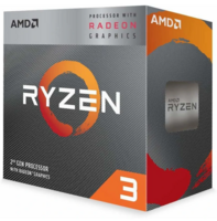 AMD Ryzen 3 3200G with Radeon Vega 8 Graphics (YD3200C5FHBOX) 3.6 Ghz Upto 4 GHz AM4 Socket 4 Cores 4 Threads 2 MB L2 4 MB L3 Desktop Processor