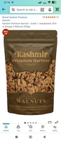 Kashmir Premium Harvest - Grade 1, Handpicked, Rich in Omega-3 Walnuts (500g)