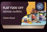 Swiggy Blck Friday - Flat Rs 200 off across Outlets