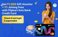 Flipkart Axis Bank Credit Card Challenge, get 2 supercoins (Account specific) 