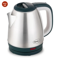Pigeon by Stovekraft Hot Plus Electric Kettle (16245) with Stainless Steel Body, 1.5 litre, used for boiling Water, making tea and coffee, instant noodles, soup etc. (Green)