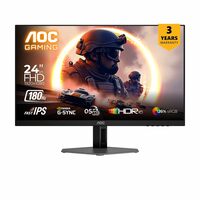 AOC 24G4E Gaming Monitor 24 inch FHD Fast IPS Gaming Monitor (Black)