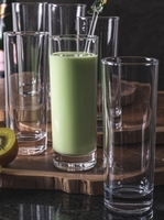 LOWEST GOODHOMES Set of 6 Transparent Solid Juice Tumbler Glass