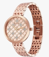Titan Women's Analogue Rose Gold Dial Rose Gold Band Stainless Steel Watch