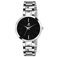 Espoir Analog Stainless Steel Black Dial Girl's and Women's Watch - ManishaBlack0507 [Apply 10% Coupon]