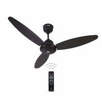 ACTIVA Gracia 1200 MM (28 Watts) BLDC Motor Fan With LED Light |Remote| 3 Blade Energy Saving Ceiling Fan With 5 Year Warranty (Smoke Brown)