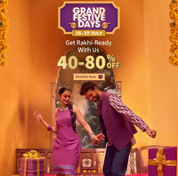 Myntra Grand Festive Days 40-80% off  | 23rd - 27th July