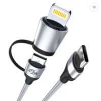  Callmate 2-in-1 Cable 2 A 1 m 60W 2in 1 Type C to Type C Fast Charging/ Data Cable 