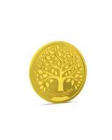 ASPECT BULLION REFINERY 1 Gm 24 Kt (995) Yellow Gold Kalpavruksha Coin 