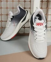 Men's Mesh Regular Styling, Cushioned footbed, Textured and patterned outsole Walking Shoes For Men  (White, Black , 7)