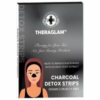 THERAGLAM Charcoal Detox Nose Strips (PACK OF 6) [Apply 40% Coupon]
