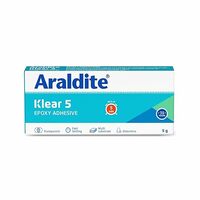 ARALDITE KLEAR 5g (5 minute transparent epoxy adhesive)
