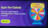 Bajaj Finserv Game : Spin for Win Upto 100 Bajaj Coin (22nd-31st july) 