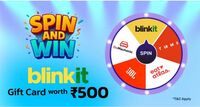 Bajaj Prime Exclusive - Spin and Win : ₹500 Blinkit Gift Card and more