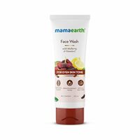 Mamaearth Bye Bye Blemishes Face Wash with Mulberry and Vitamin C for Even Skin Tone - 100 ml Gently Cleanses | Reduces Dark Spots | Brightens Skin | Reduces Pigmentation | Niacinamide