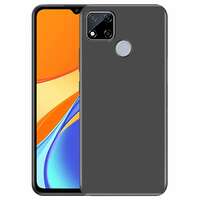 Amazon Brand - Solimo Back Cover for Mi Redmi 9 (Silicone | Black)