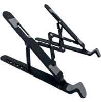 Zebion 7 Angles Adjustable Foldable Compatible All Other Notebook Plastic Floor and Desk Stand Rotatable Laptop Stand with Adju