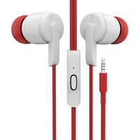 Aroma HF505 Clear Hi-Fi Sound | Deep Bass Wired Earphone with Mic Wired | Red - 3.5 mm Jack(location specific)