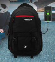 WROGN Unisex Backpack with USB Charging Port