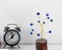 Blue Evil Eye Handmade Tree for Protection and Positive Energy