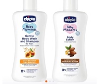 Chicco Gentle Bodywash & Lotion set of 2