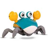 Bumtum Crawling Crab Musical Toy with LED Lights & Rechargeable Battery, Electronic Walking Moving Toy | Interactive Early Learning and Entertainment Toys for Kids,Toddlers & Infants