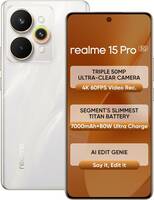 Pre-Order | realme 15 Pro 5G (Flowing Silver, 128 GB) (8 GB RAM)