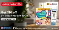 Tataneu bigbasket: Get Rs.150 off on orders above Rs.999