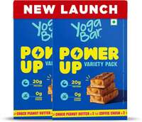 Yogabar 20 gram protein bar pack of 10(700g)