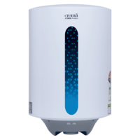 Croma 25 Litre 5 Star Vertical Storage Geyser with Temperature Control Knob (2025 model, White)
