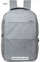 Wesley ALPHA 16 inch 30 L Casual Waterproof Laptop Backpack/Office Bag/School Bag/College Bag/Business Bag/Unisex Travel Backpack (Grey)



