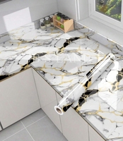 Self-Adhesive Waterproof PVC Wall Panels – Peel and Stick Vinyl Wallpaper for Ceilings, Walls, and Furniture for Kitchen, Bathroom, Bedroom,