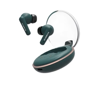 Hammer Airflow Plus In-Ear Truly Wireless Earbuds With Mic, 23 Hours Playtime, Sound Isolation, IPX4, Bluetooth v5.1 (Green)