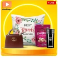 [Live Shop+] Get Extra 20% off on Various categories  And 50 off on Groceries