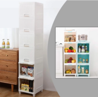 Q7 BRAND 6 Compartments Plastic Floor Mount (White)