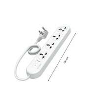 Bestor Extension Board - Durable Multi-Socket Power Strip for Home or Office - White