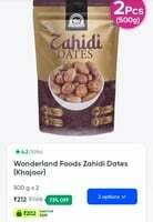 Wonderland Foods Zahidi Dates (Khajoor) 1kg