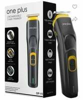 One Plus Op 11 Cordless Professional Hair Trimmer Titanium Coated Blade Waterproof Trimmer 120 Min Runtime 12 Length Settings