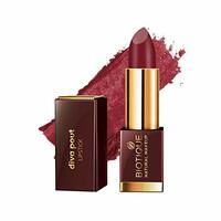 Biotique Natural Makeup Diva Pout Lipstick, Dark Romance, 4g