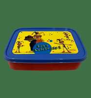 MILTON Plastic School Time Lunch Box (900ml, Assorted) 
