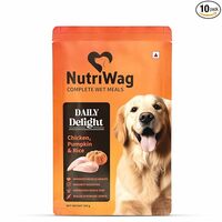 Nutriwag Wet Dog Food 300 gm | Pack of 10  at 264