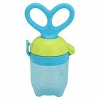 Maxbell Silicone Baby Teething Baby Food Fruit Key Shape Pacifier Feeder (Blue)
