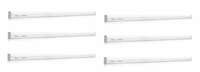 Philips Slimline Advance 25-Watt 2500-lumen Metal Batten Tubelight (Pack of 6) (Warm White) (Study Room Specialist)