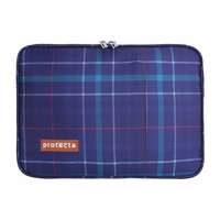 Protecta Phoenix Waterproof 13.3 Inch Laptop Sleeve Hand Bag Cover for Men & Women Ideal for Office & College, with Soft Plush Interiors - (Plaid Print)