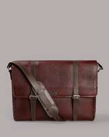 Tortoise_ Pedro-Genuine Leather Laptop Messenger Bag (Dark Brown)