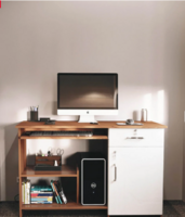 Zanko Computer Table in Leon Teak Finish