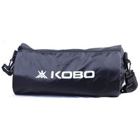 Kobo Black Sports Duffle Gym Bag
