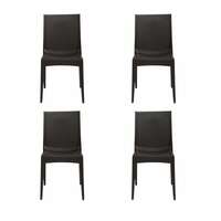 Cello Kraft Garden Chair, Set of 4 (Pearl Brown)